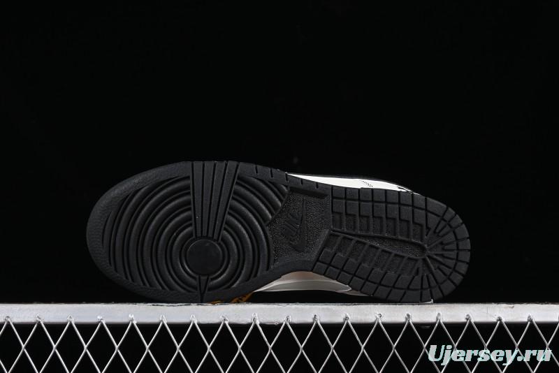 Nike SB Dunk Low OFF-WHITE Collaboration - Anniversary Edition Customized Low-Top Casual Skate Shoes - DJ2024-003