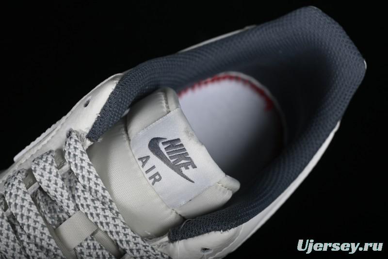 Nike Air Force 1 '07 Low LV Collaboration - Beige Grey Double Swoosh Low-Top Casual Sneakers - XZ6188-006