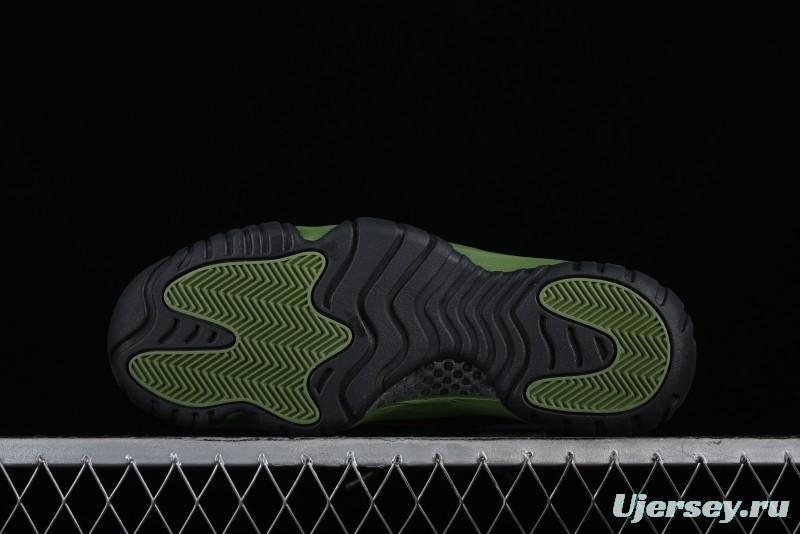 Nike Air Jordan 11 Retro High Top Basketball Shoes in Black Green - CT8012-300