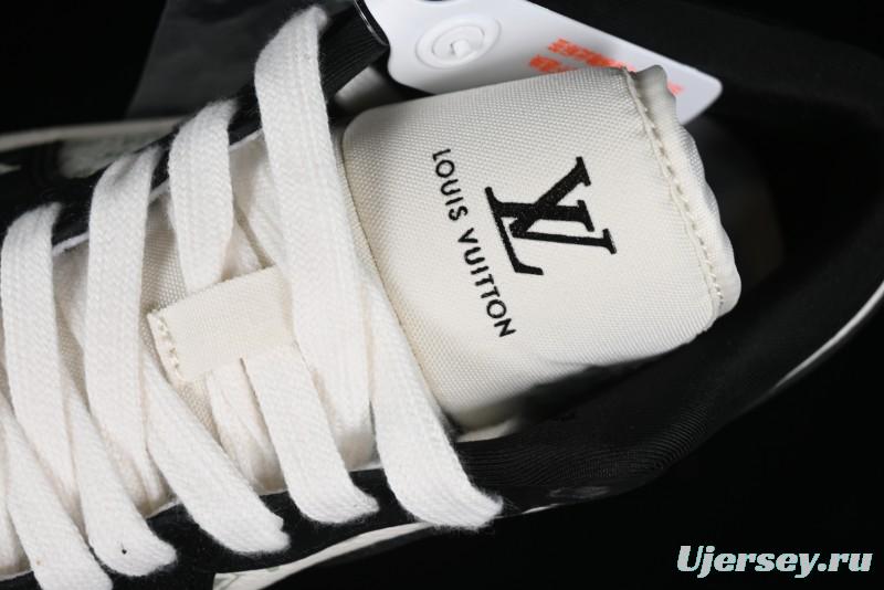 Nike Air Jordan 1 Low LV Collaboration - Black White Panda Custom Culture Casual Sneakers SJ9950-001