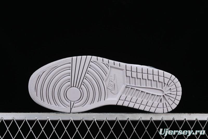 Nike Air Jordan 1 Low AJ1 Grey Silver Low-Top Casual Sneakers - CZ0790-002