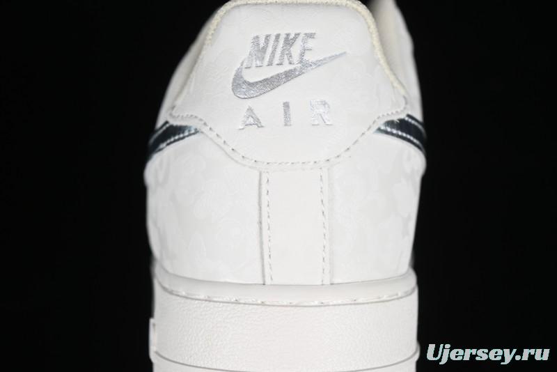 Nike Air Force 1 '07 Low Custom Traditional Chinese Brocade Casual Sneakers - AF2406-110