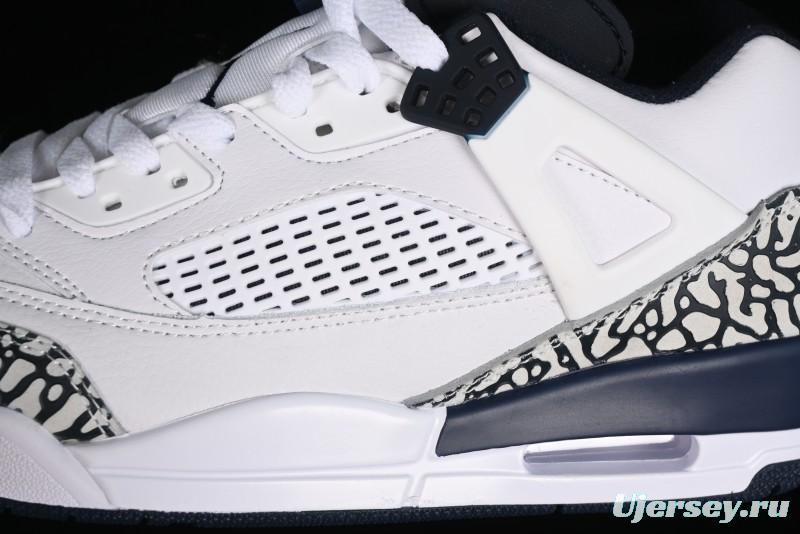 Nike Jordan Spizike Low AJ Hybrid Sneakers with Classic White-Black Colorway - FQ1759-104