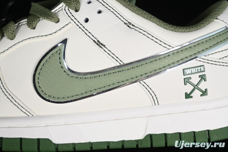 Nike SB Dunk Low OFF-WHITE Collaboration - Anniversary Premium Custom Low-Top Casual Sneakers DJ2024-002