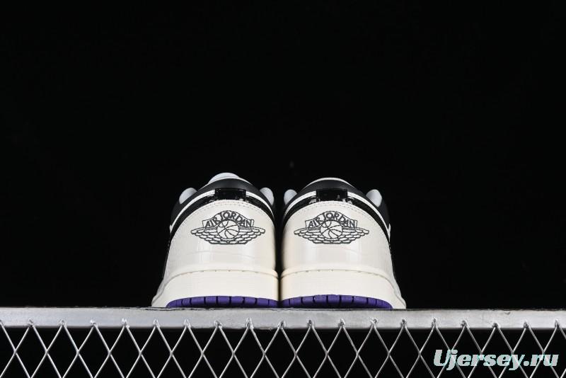 Nike Air Jordan 1 Low "Purple" Casual Sneakers - HF5759-101