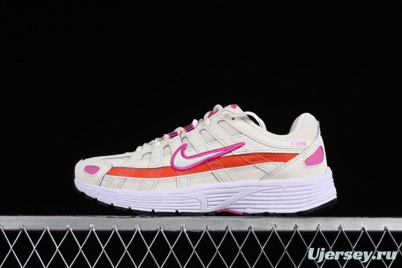 Nike P-6000 Retro Casual Sneakers Dad Shoes with Layered Design and Lightweight Body - CW1351-100