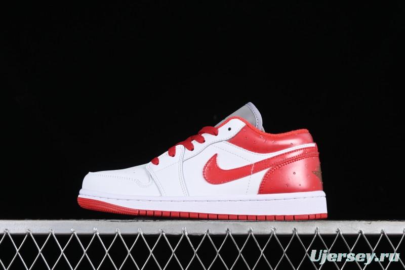 Nike Air Jordan 1 Low AJ1 White Red Casual Sneakers - FQ1935-018