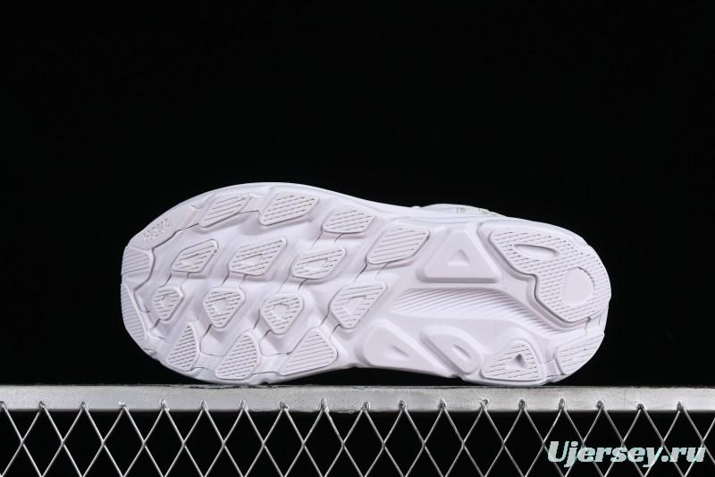 HOKA ONE ONE Bondi 8 Functional Cushioned Running Shoes with Soft EVA Midsole - 1127952 WWH