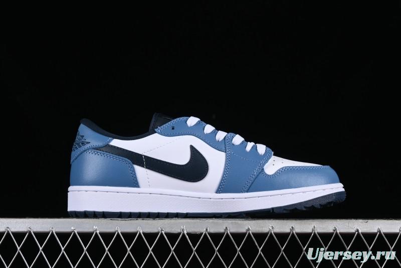 Nike Air Jordan 1 Low Golf Shoes Navy Blue - DD9315-115