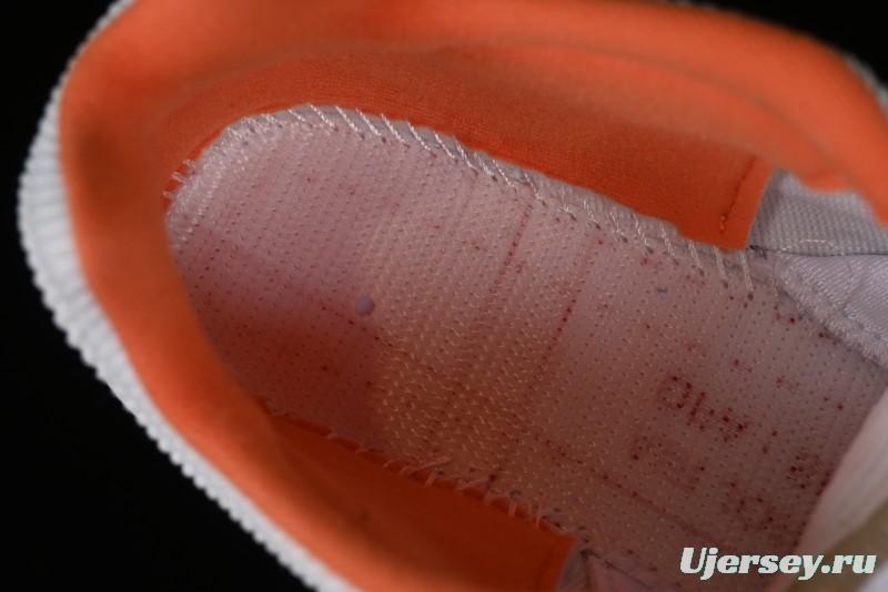 Nike Air Jordan 5 Low Retro Sneakers in White Orange Green Corduroy - CW4204-100