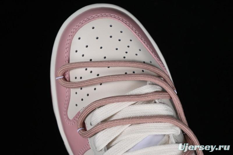 Nike Dunk Low ESS Custom Edition Rose Pink Retro Sweetheart Low-Top Casual Sneakers - DD1503-118