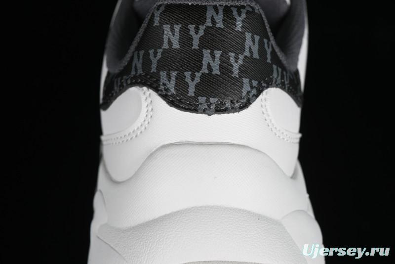 New York Yankees MLB Bigball Chunky Denim Monogram Platform Sandals - 3ASHBDM4N50BKS