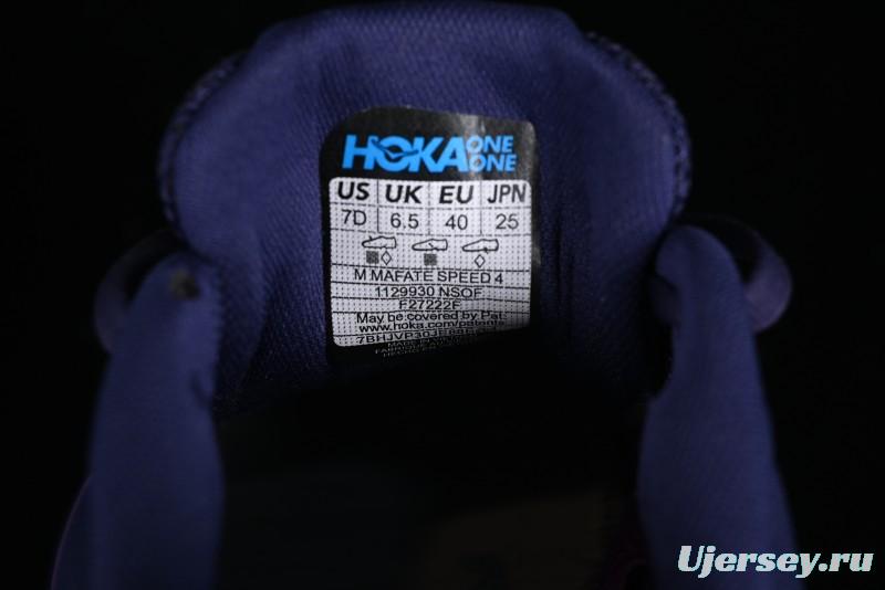 Hoka One One Mafate Speed 4 Low-Cut Professional Trail Running Shoes - 1129930 NSOF