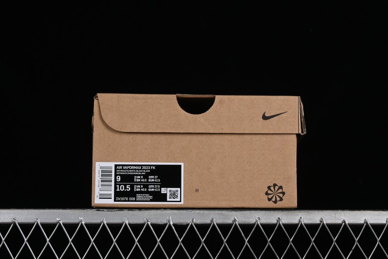 Nike Vapormax 2023 Flyknit Breathable Casual Running Shoes with Full-Length Air Cushion - DV1678-008