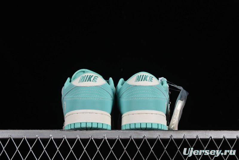 Nike SB Dunk Low BAPE Collaboration - Beige Grey Indigo Anniversary Custom Low-Top Casual Skate Shoes - BB8969-003