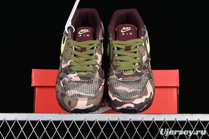 Nike Air Max 1 Retro Running Shoes with Half-Sole Air Cushion - FN8358-200