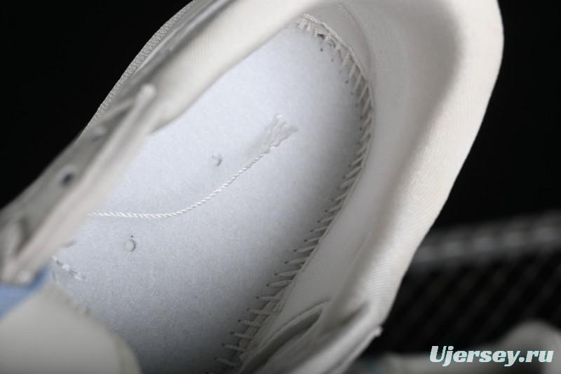 Nike SB Dunk Low Supreme Anniversary Edition Customized Low-Top Casual Sneakers in Off-White and Blue - BB6588-102