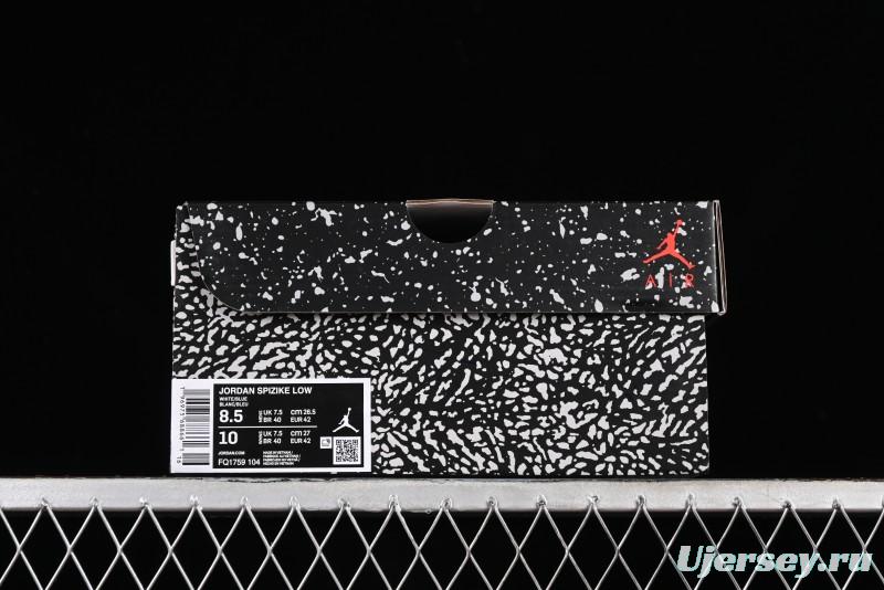 Nike Jordan Spizike Low AJ Hybrid Sneakers with Classic White-Black Colorway - FQ1759-104