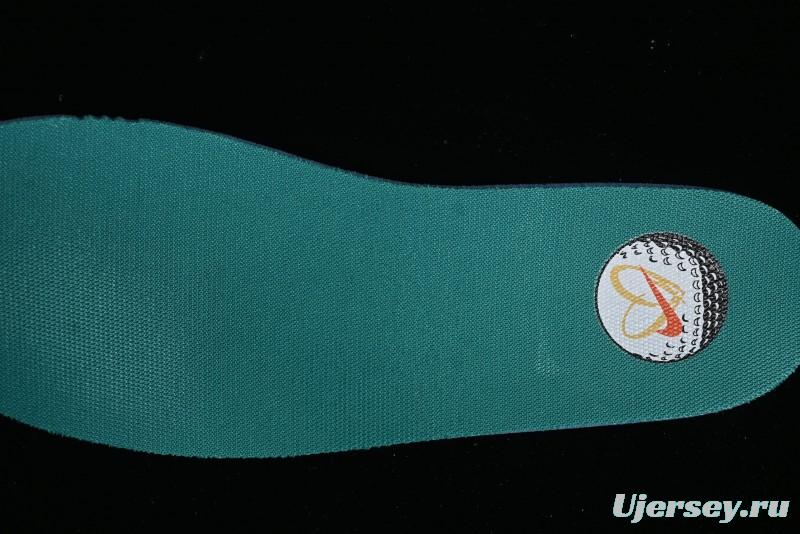 Nike Air Jordan 5 Low Retro Sneakers in White Orange Green Corduroy - CW4204-100