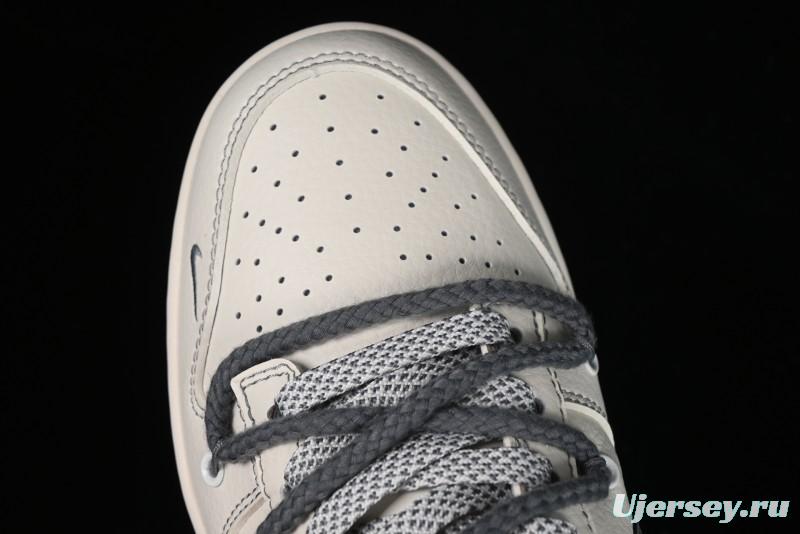 Nike SB Dunk Low Carhartt Collaboration - Strap Grey Hook Anniversary High-End Custom Low-Top Casual Skate Shoes - SJ2068-266