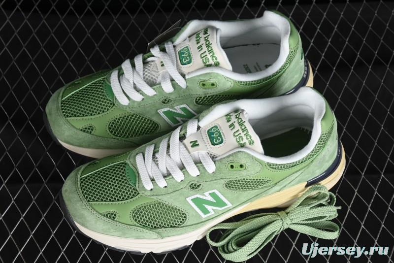 New Balance Made In USA M993 Series Classic Retro Running Shoes - U993WG