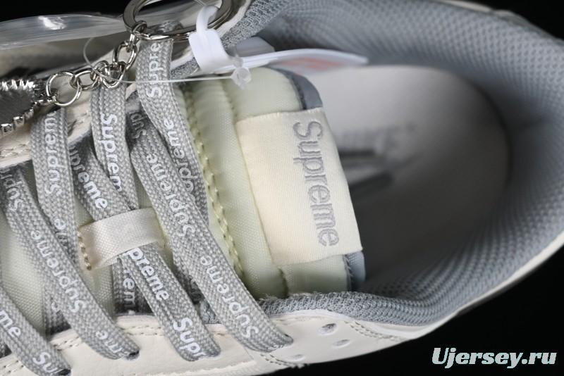 Nike SB Dunk Low Supreme Collaboration - Beige Canvas Anniversary High-End Custom Low-Top Casual Skate Shoes - BB6698-514