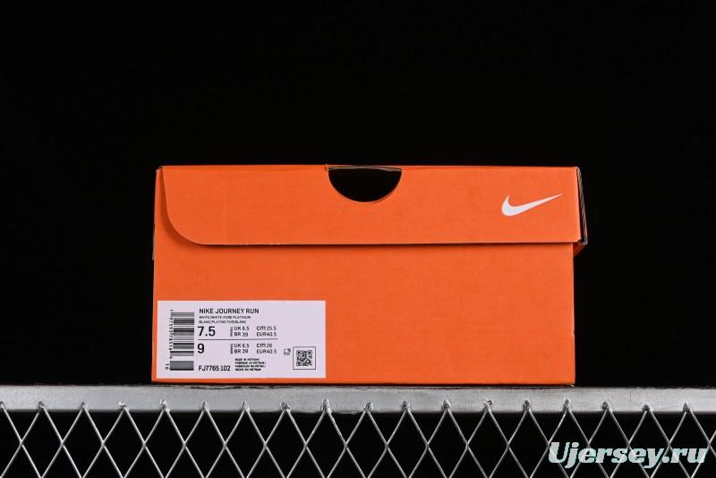 Nike Journey Run 2024 Low-Top Casual Running Shoes with Shock Absorption Anti-Slip and Wear-Resistant Design - FJ7765-102