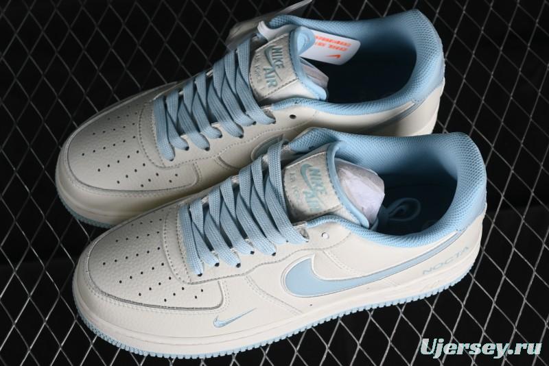 Nike Nocta x Nike Air Force 1 '07 Low Casual Sneakers with 3M Reflective Details and Full-Length Air Cushion - NO0224-026