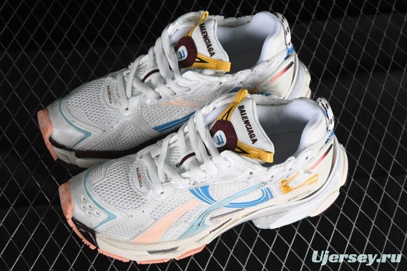 Balenciaga Runner Kith Four Color Retro Casual Sneakers - W3RNY0326