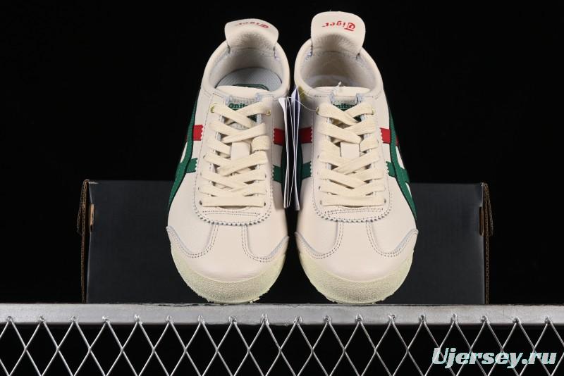 Onitsuka Tiger Mexico 66 Low-Top Leather Sneakers for Casual Running - 1183B511-200