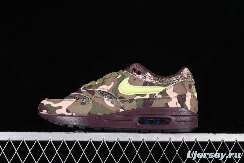 Nike Air Max 1 Retro Running Shoes with Half-Sole Air Cushion - FN8358-200