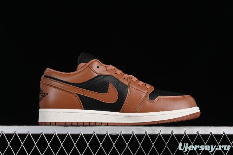 Nike Air Jordan 1 Low AJ1 Black Mocha Casual Sneakers - DC0774-021