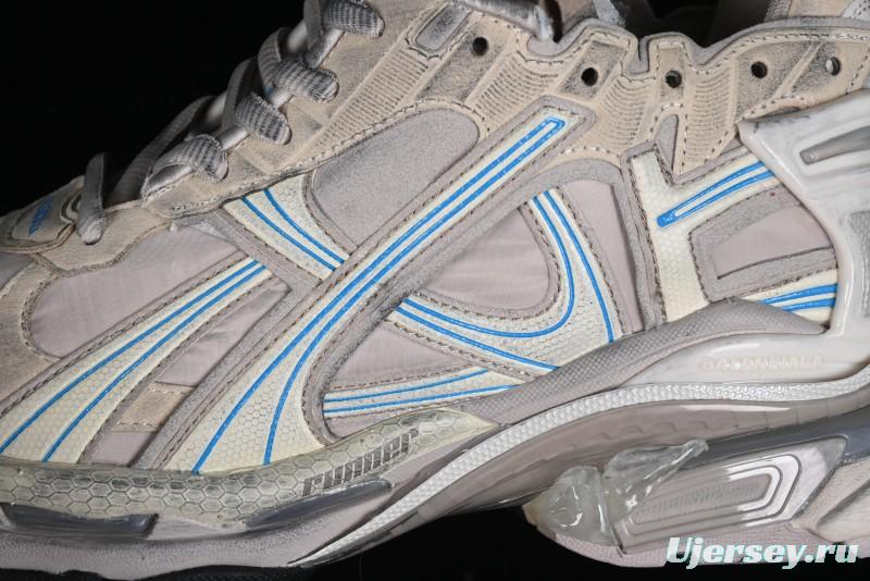 Balenciaga Runner Kith Four Color Retro Casual Sneakers - W3RNY2240