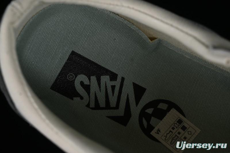 Vans Old Skool Reissue 136 Retro Casual Vulcanized Sneakers in Gray Blue White - VN000CRPGRN