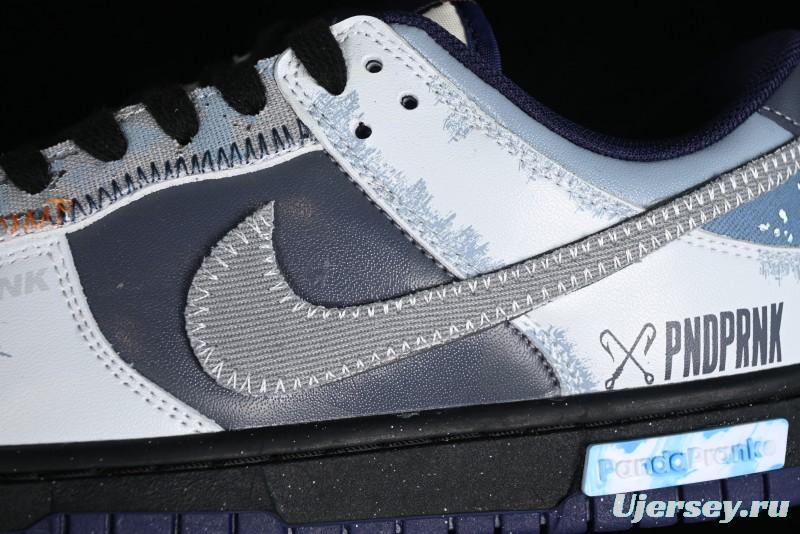 Nike Dunk Low Panda Prank Surf Fishing SB Strap Low-Top Casual Sneakers - FV8106-181