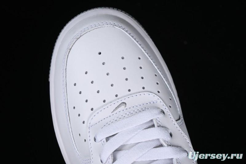 Nike Air Force 1 '07 Mid Casual Sneakers in White-Grey - DV0806-100