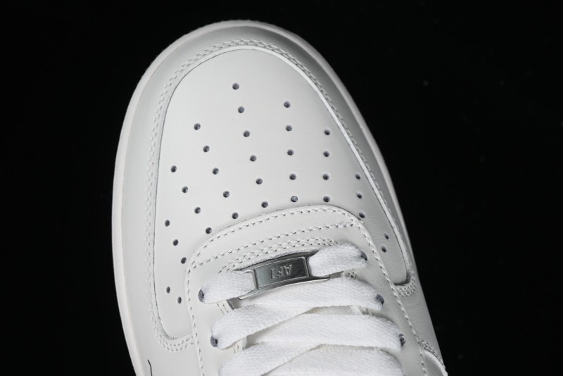 Nike Air Force 1 '07 Low "SHARK" Casual Sneakers with Full-Length Air Cushion - DB3301-220