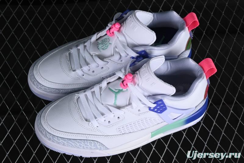 Nike Jordan Spizike Low AJ Hybrid Element Rainbow Colorway Lifestyle Casual Sneakers - HF5758-151