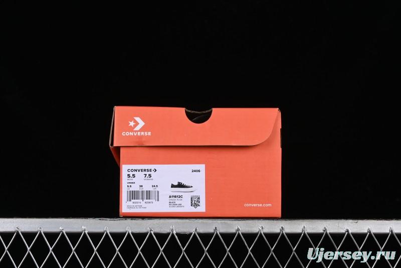 Converse Chuck 70 SNL Low Top Canvas Sneakers with Star Embroidery and Metal Studs - A11612C