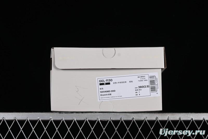 Asics Tiger GEL-1130 Low-Top Retro Running Shoes with GEL Cushioning and Ortholite Insole - 1201A982-200