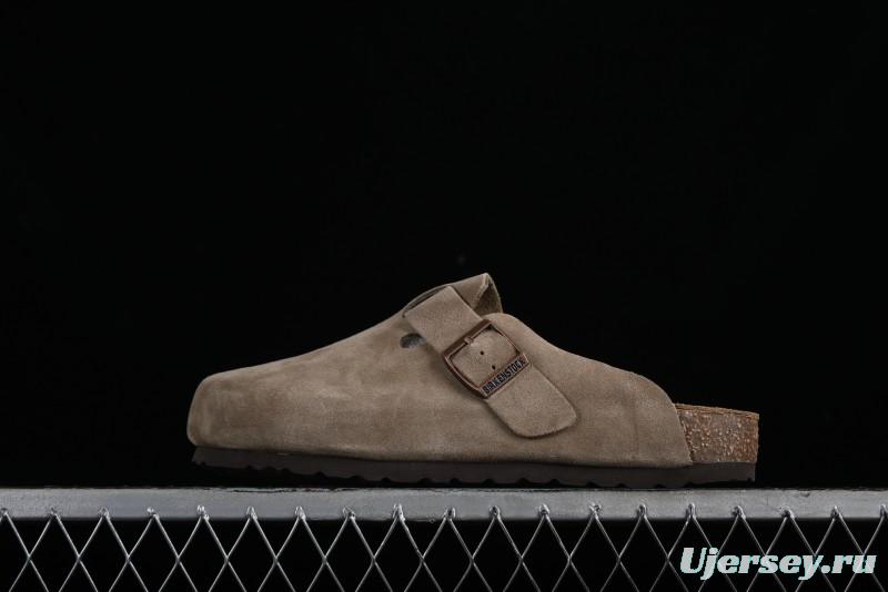 Birkenstock Arizona Soft Footbed Sandals with Suede Leather and Lambswool Lining - G.D4