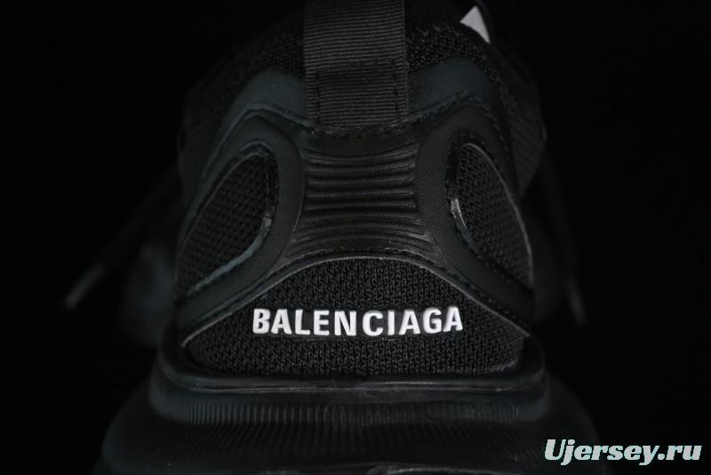 Balenciaga Circuit Lightweight Distressed Print Round Toe Fashion Casual Sneakers - WFLGY1000