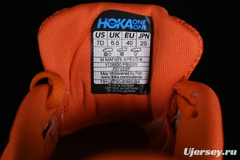 Hoka One One Mafate Speed 4 Low-Cut Professional Trail Running Shoes - 1129930 PBSSN