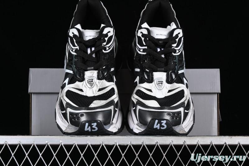 Balenciaga Runner Kith Four Color Retro Casual Sneakers - W3RXP0213