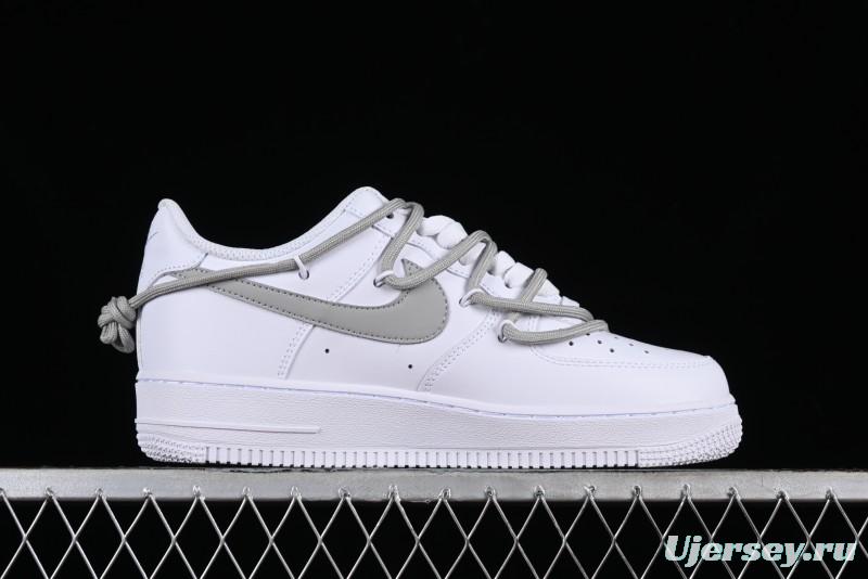 Nike Air Force 1 '07 Low Custom Anime Theme Spray-Painted Swoosh Casual Sneakers - ZH0316-016