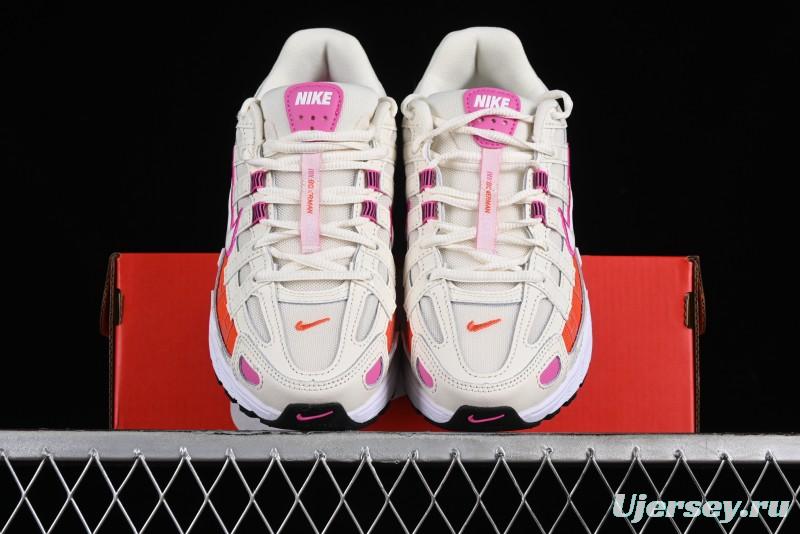 Nike P-6000 Retro Casual Sneakers Dad Shoes with Layered Design and Lightweight Body - CW1351-100