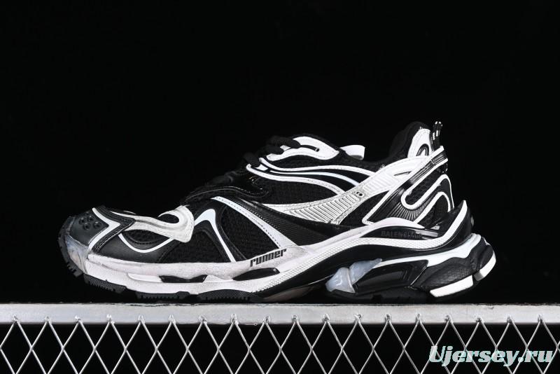 Balenciaga Runner Kith Four Color Retro Casual Sneakers - W3RXP0213