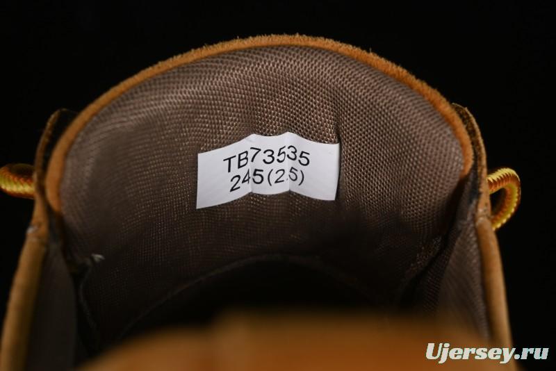 Timberland Low-Top Casual Shoes for Men - 24SS Autumn Collection with Oil-Resistant Italian Leather & Anti-Slip Rubber Outsole - TB73535YELLOW