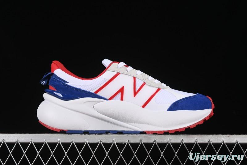 New Balance 3447 Series Retro Running Shoes with Textile and Leather Upper - U3447LA