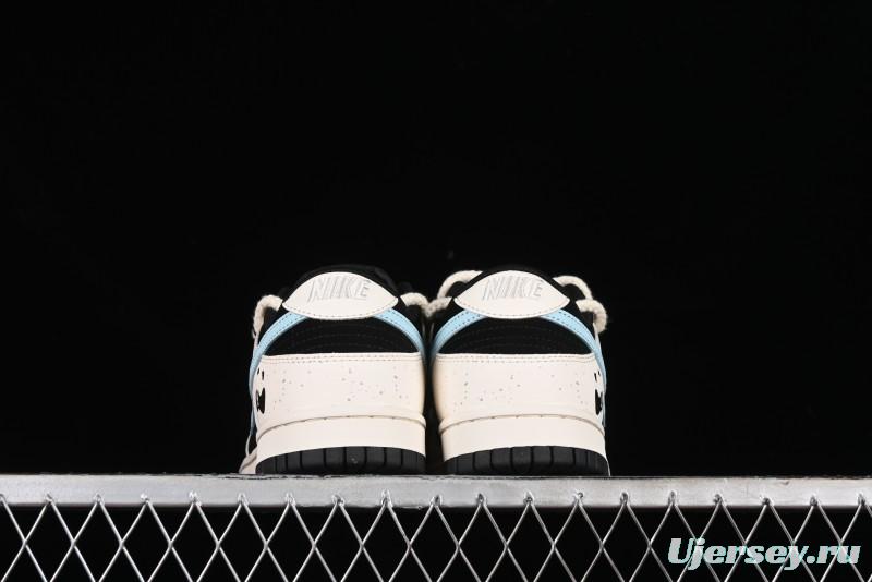 Nike Dunk Low SB Retro Vintage Panda Blueberry Casual Sneakers - DD1391-100